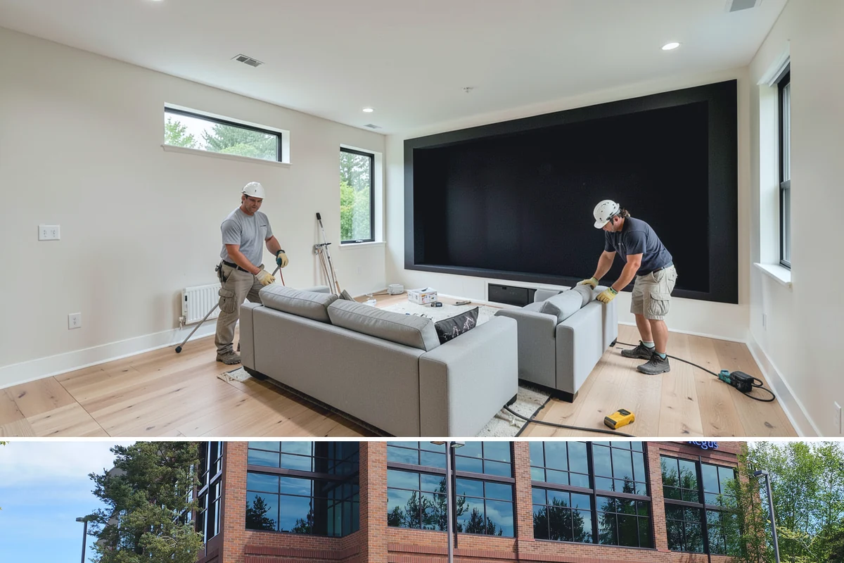 Vinyl Sheet Flooring in Mountlake Terrace, Snohomish County, WA - Vinyl sheet installs dependably in every season, including damp winters, thanks to its waterproof construction.