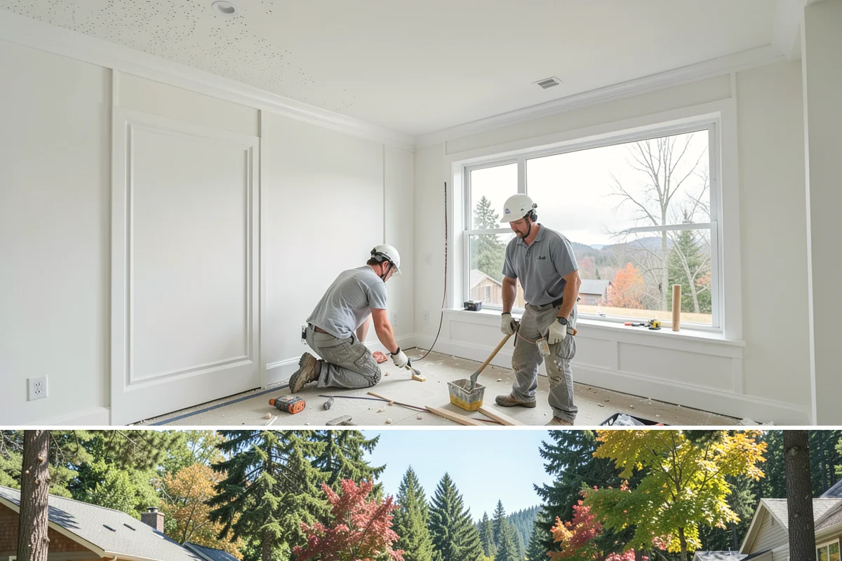 Vinyl Sheet Flooring in Orting, Pierce County, WA - Vinyl sheet installs dependably in every season, including damp winters, thanks to its waterproof construction.