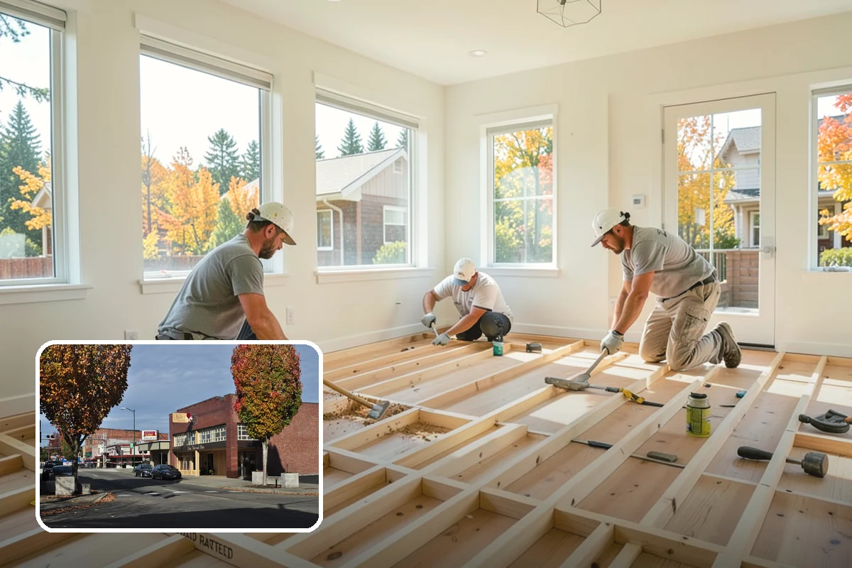 Vinyl Sheet Flooring in Puyallup, Pierce County, WA - Nearly seamless, highly water-resistant surface