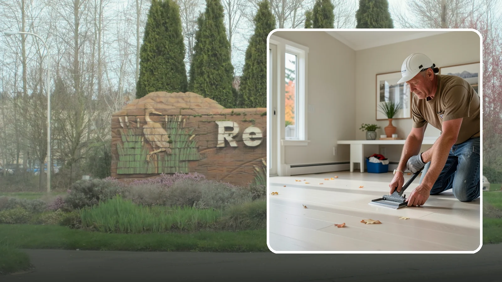 Vinyl Sheet Flooring in Renton, King County, WA - Seamless vinyl sheet flooring that offers waterproof protection with almost no seams for moisture to reach.