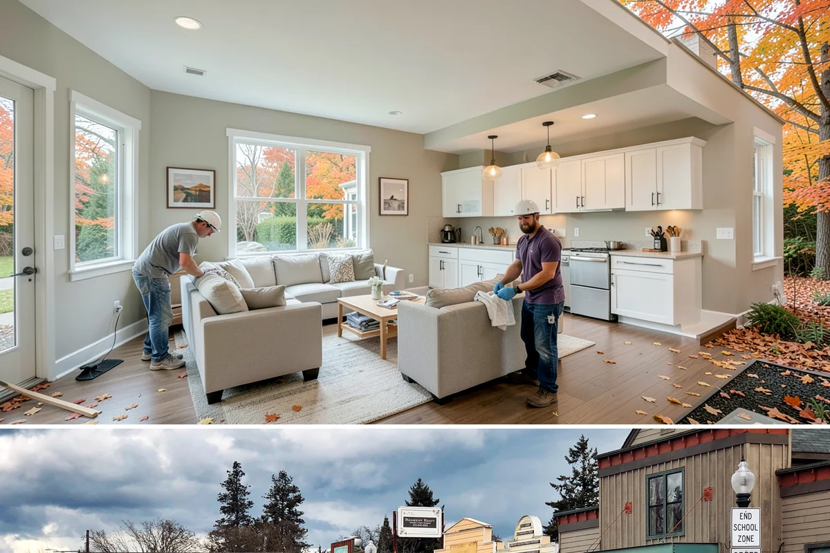 Vinyl Sheet Flooring in Roy, Pierce County, WA - Vinyl sheet installs dependably in every season, including damp winters, thanks to its waterproof construction.