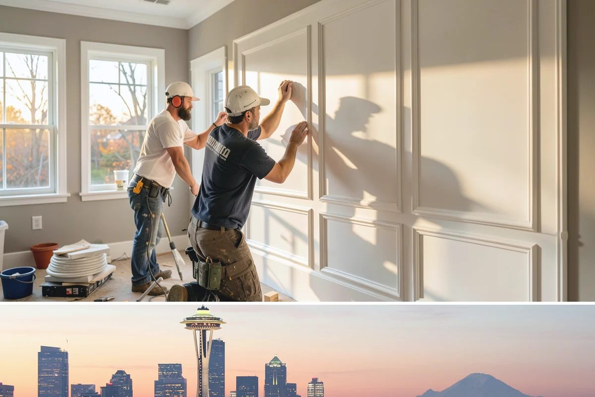 Vinyl Sheet Flooring in Seattle, King County, WA - Vinyl sheet installs dependably in every season, including damp winters, thanks to its waterproof construction.