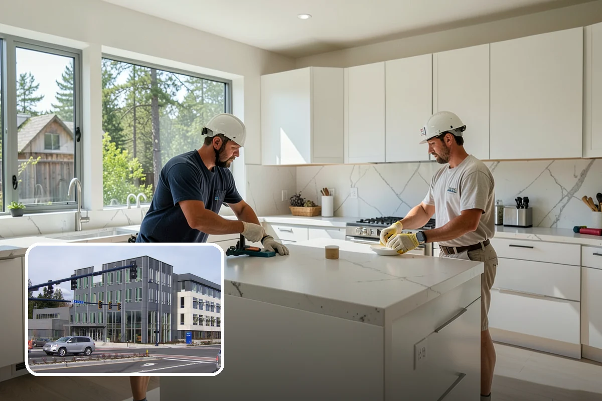 Vinyl Sheet Flooring in Shoreline, King County, WA - Nearly seamless, highly water-resistant surface