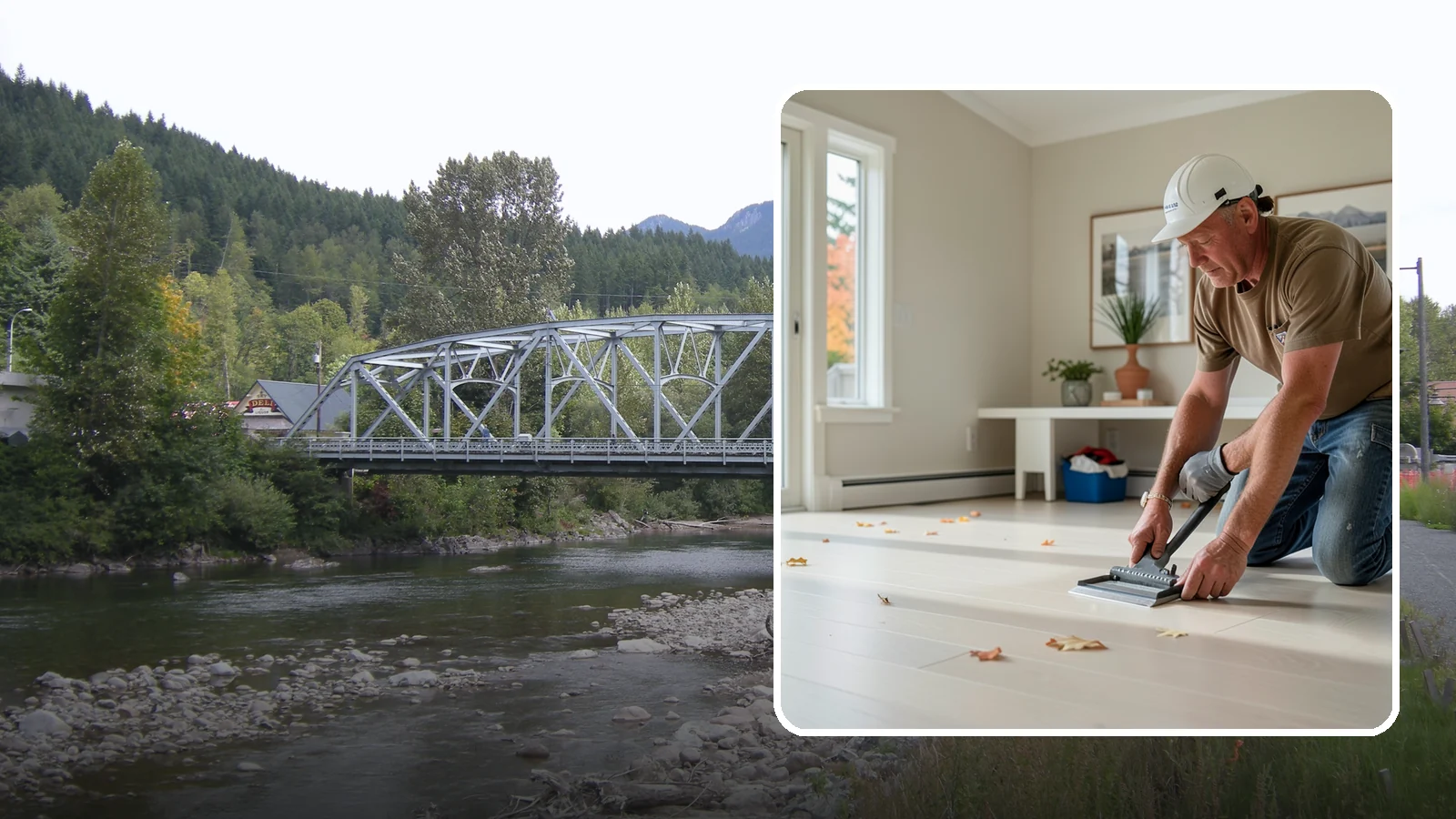 Vinyl Sheet Flooring in Skykomish, King County, WA - Seamless vinyl sheet flooring that offers waterproof protection with almost no seams for moisture to reach.