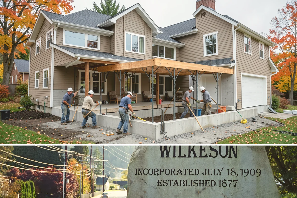 Vinyl Sheet Flooring in Wilkeson, Pierce County, WA - Vinyl sheet installs dependably in every season, including damp winters, thanks to its waterproof construction.
