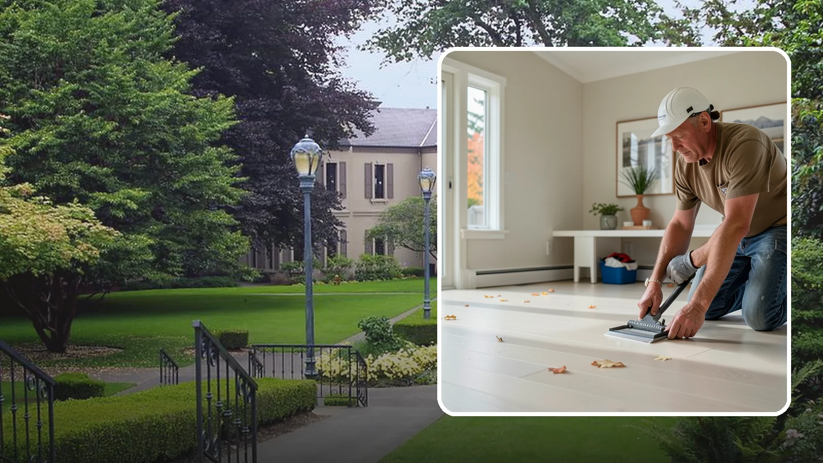 Vinyl Sheet Flooring in Woodinville, King County, WA - Seamless vinyl sheet flooring that offers waterproof protection with almost no seams for moisture to reach.