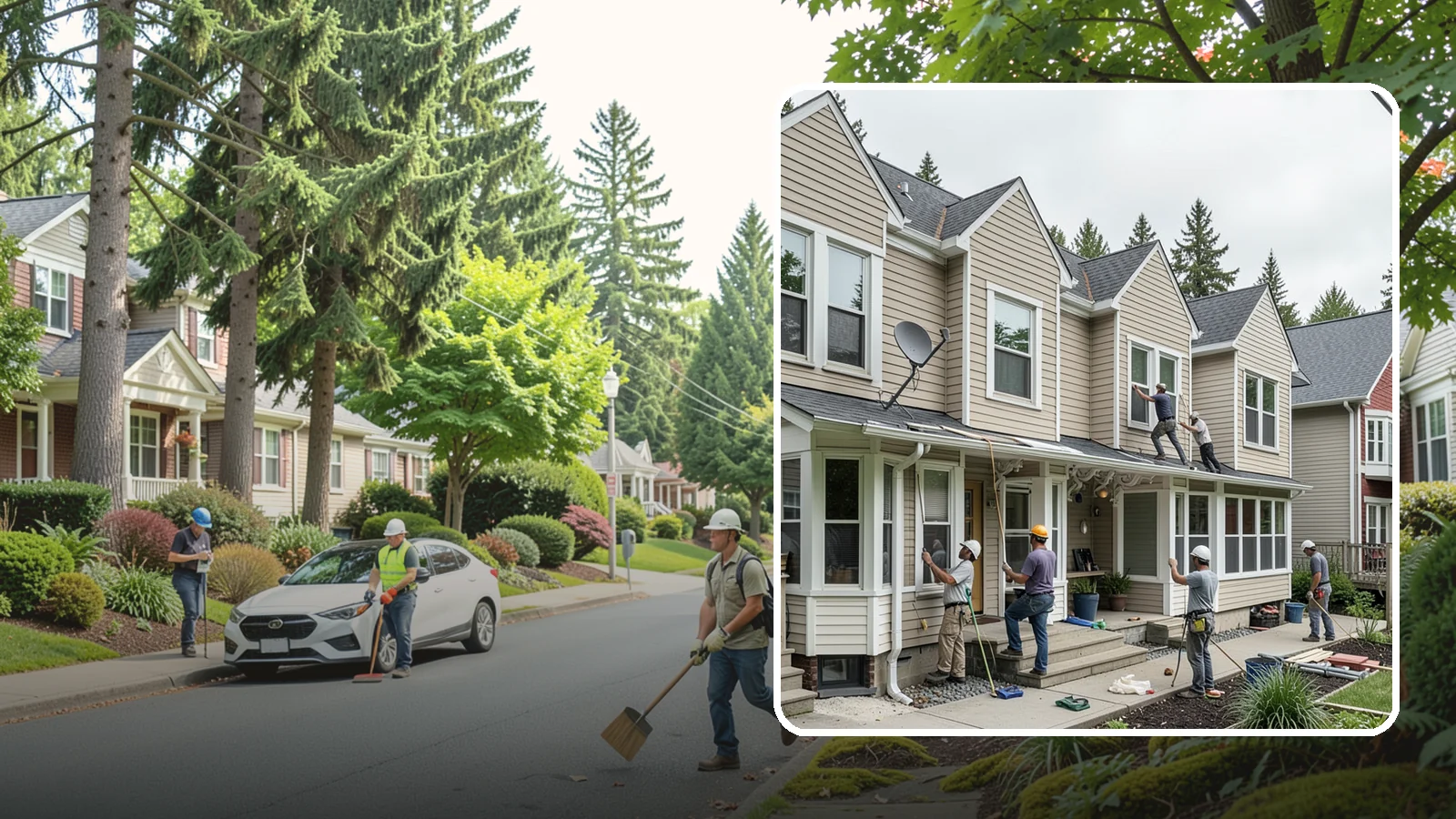 Vinyl Siding Installation in Beaux Arts Village, King County, WA - We install budget-friendly vinyl siding that resists moisture and needs virtually no painting in the PNW.