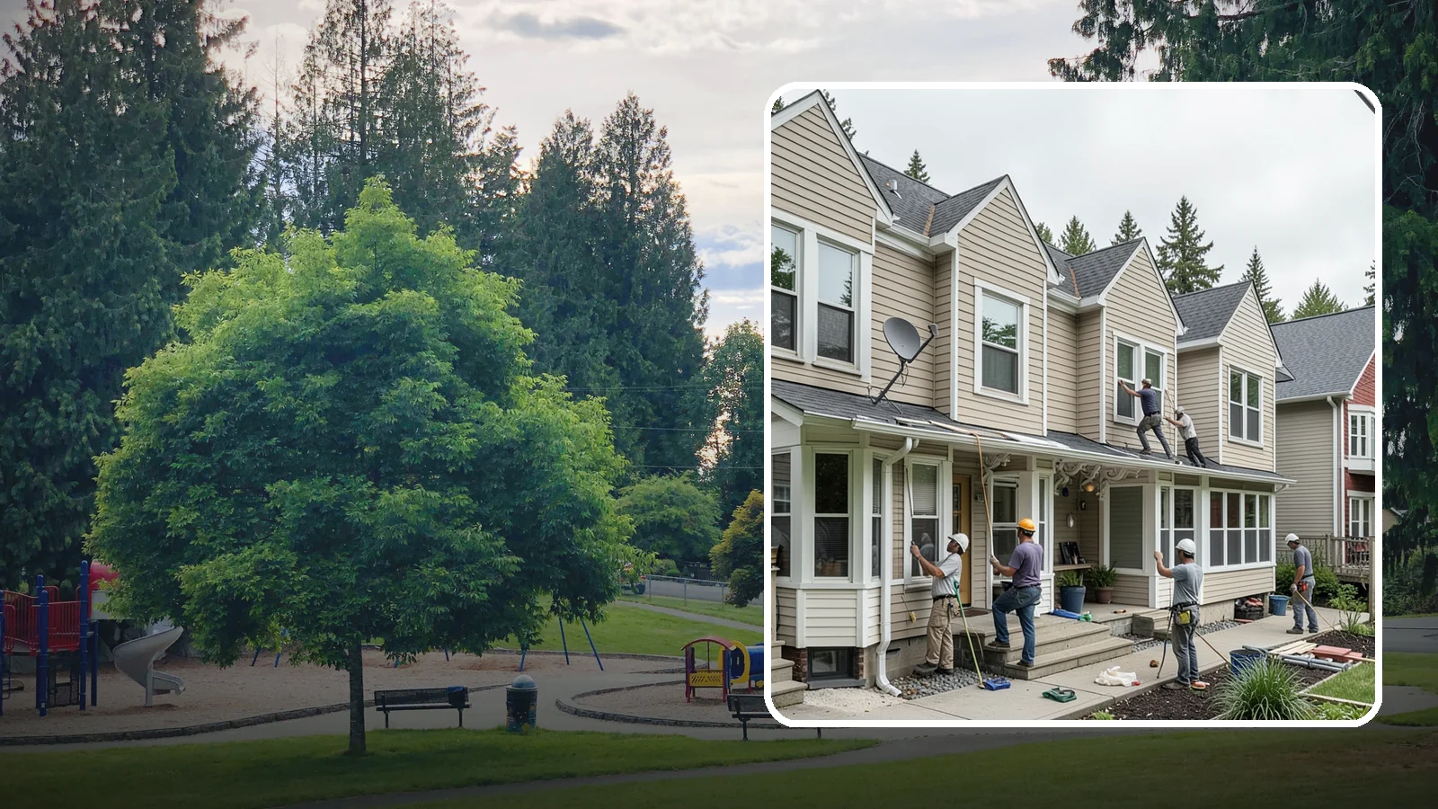 Vinyl Siding Installation in Bonney Lake, Pierce County, WA - We install budget-friendly vinyl siding that resists moisture and needs virtually no painting in the PNW.