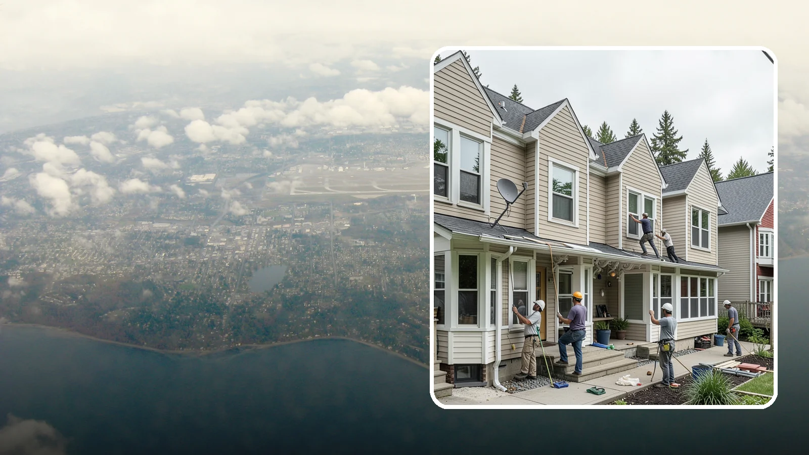 Vinyl Siding Installation in Burien, King County, WA - We install budget-friendly vinyl siding that resists moisture and needs virtually no painting in the PNW.