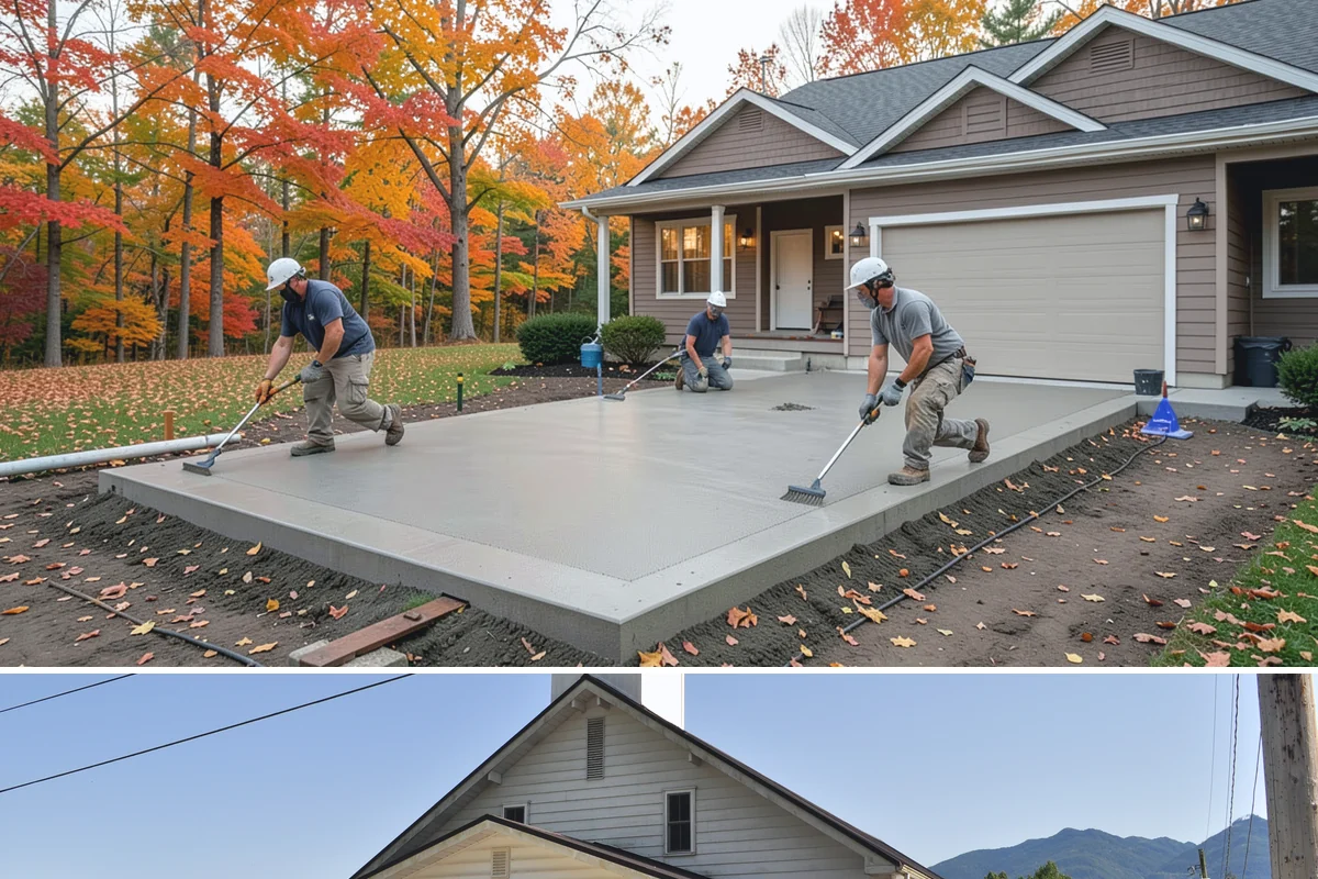 Vinyl Siding Installation in Concrete, Skagit County, WA - Vinyl installs year-round, though we prefer mild days since cold panels are more brittle to handle and cut.