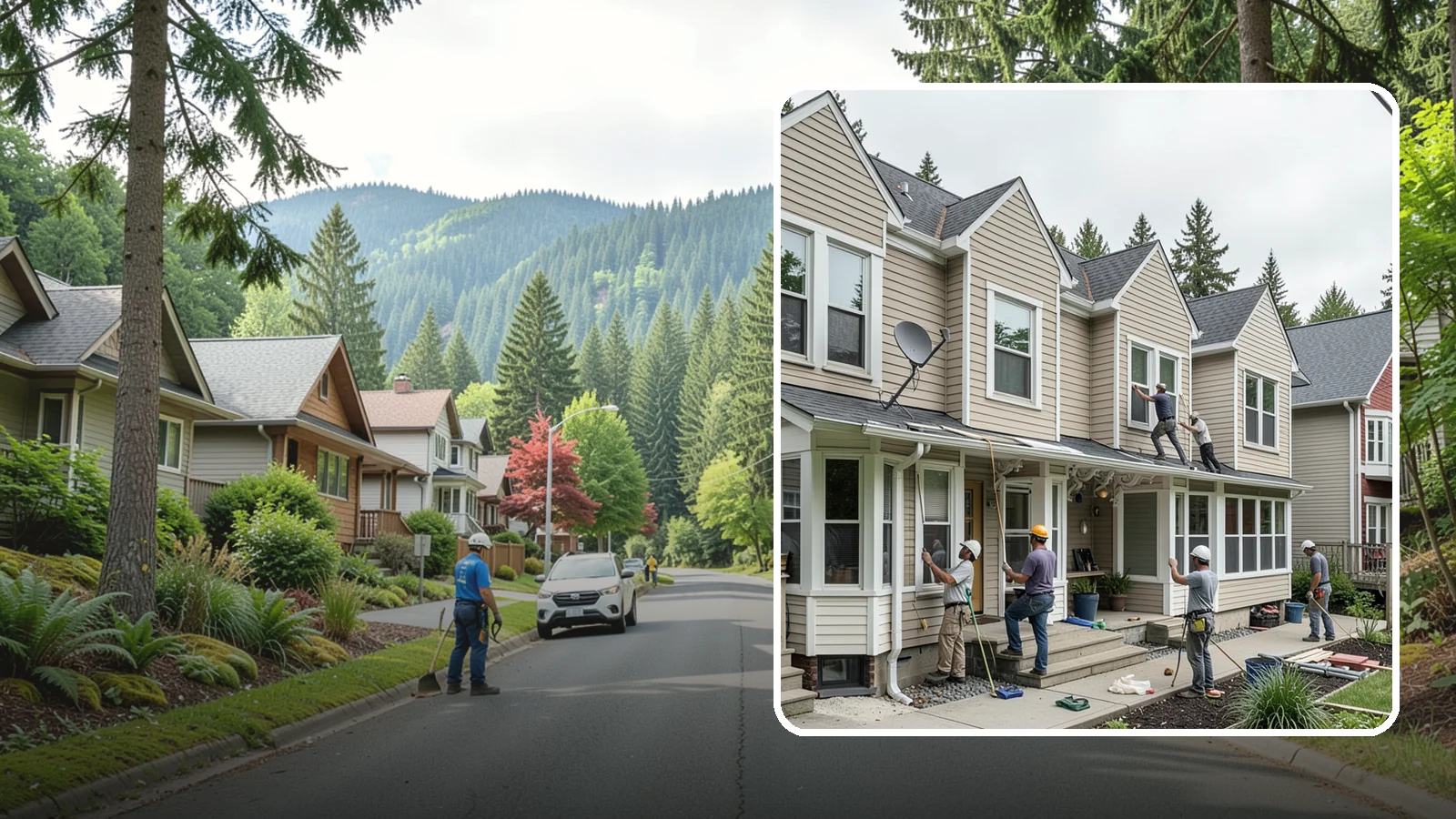 Vinyl Siding Installation in Darrington, Snohomish County, WA - We install budget-friendly vinyl siding that resists moisture and needs virtually no painting in the PNW.