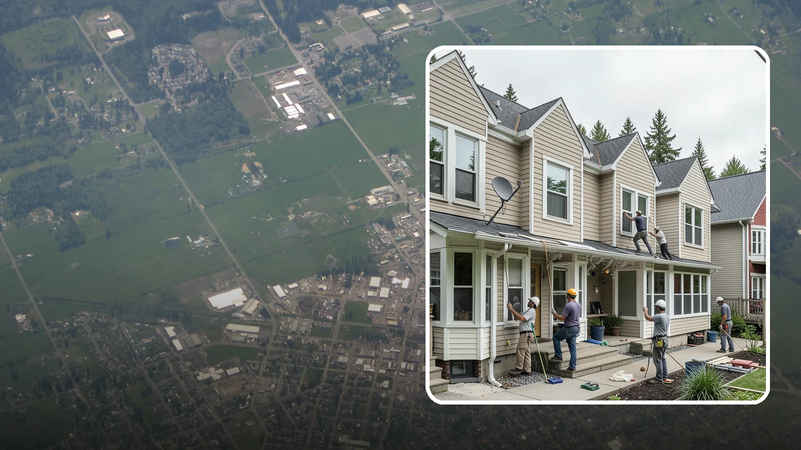 Vinyl Siding Installation in Enumclaw, King County, WA - We install budget-friendly vinyl siding that resists moisture and needs virtually no painting in the PNW.