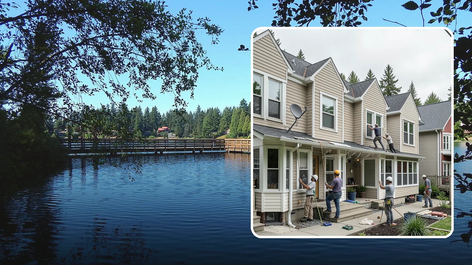 Vinyl Siding Installation in Federal Way, King County, WA - We install budget-friendly vinyl siding that resists moisture and needs virtually no painting in the PNW.