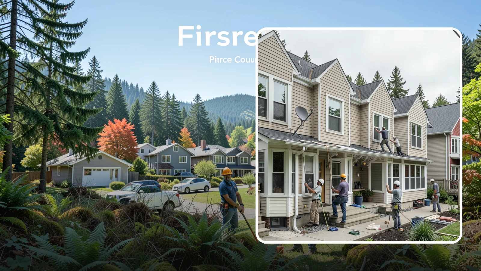Vinyl Siding Installation in Fircrest, Pierce County, WA - We install budget-friendly vinyl siding that resists moisture and needs virtually no painting in the PNW.