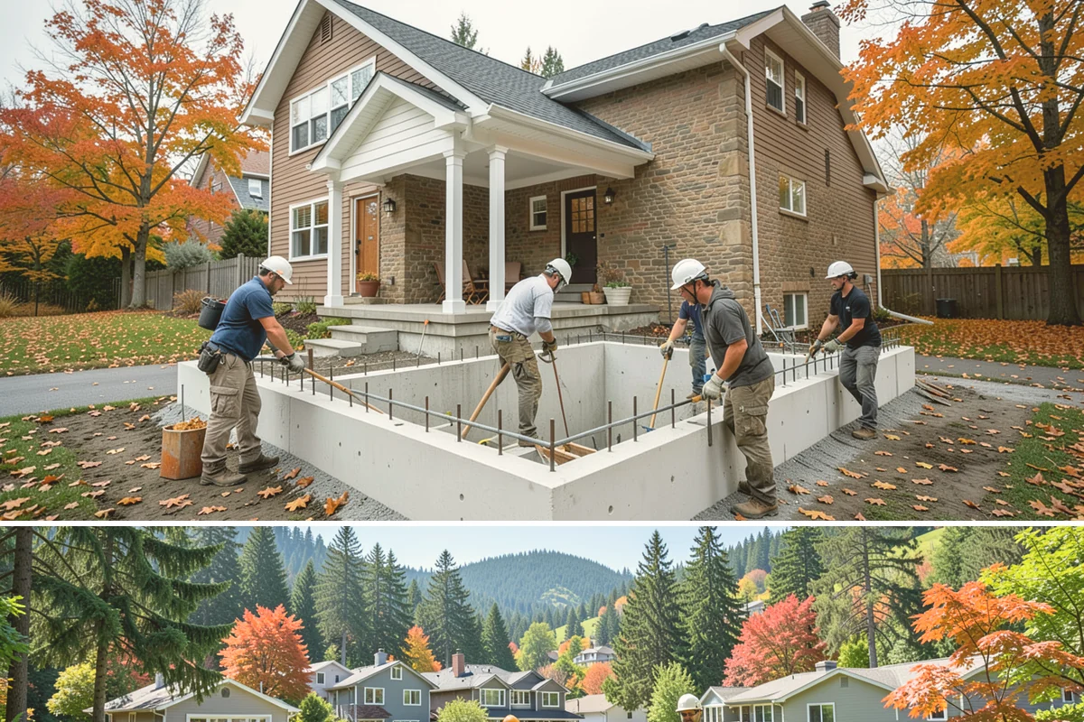 Vinyl Siding Installation in Fircrest, Pierce County, WA - Vinyl installs year-round, though we prefer mild days since cold panels are more brittle to handle and cut.
