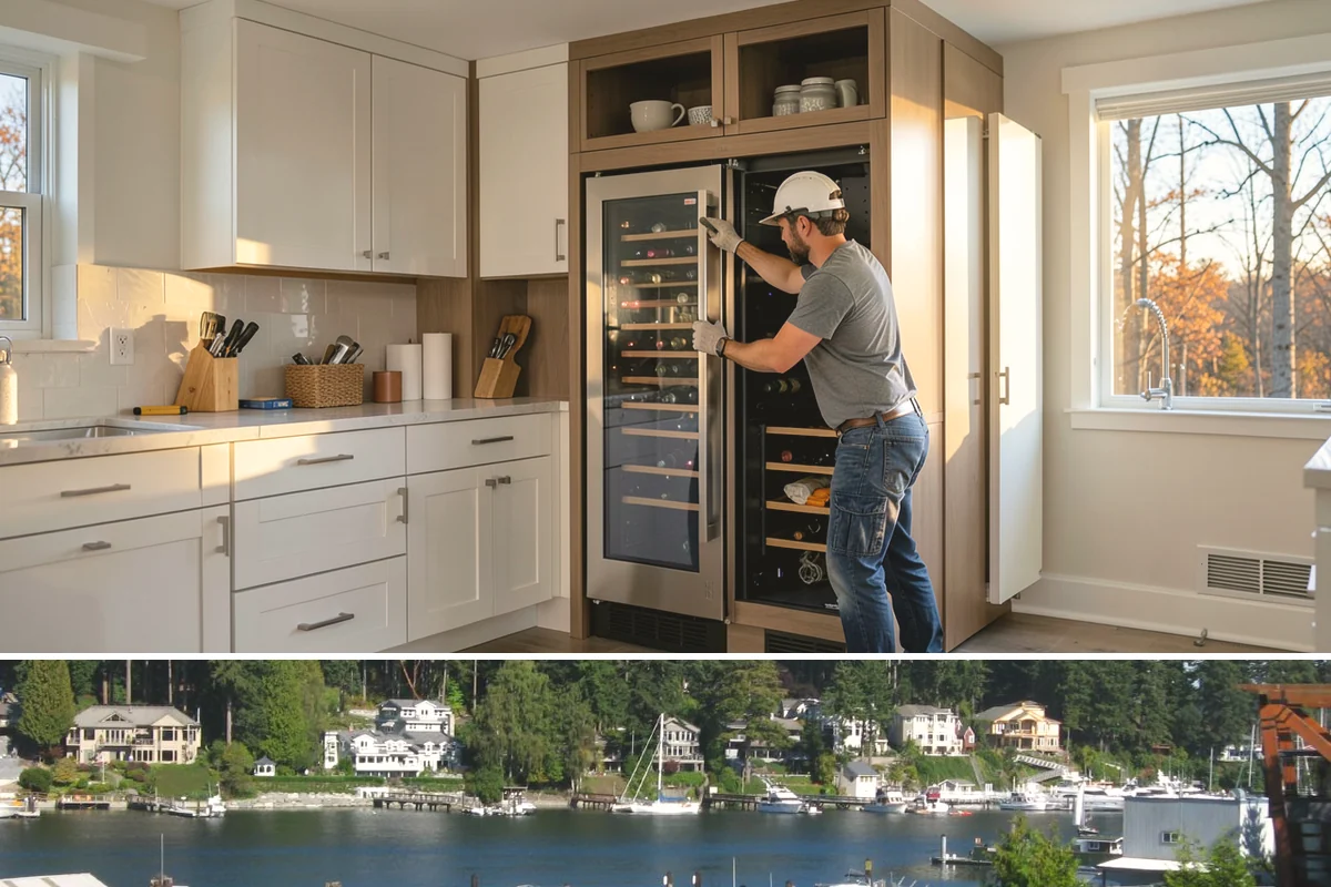 Vinyl Siding Installation in Gig Harbor, Pierce County, WA - Vinyl installs year-round, though we prefer mild days since cold panels are more brittle to handle and cut.