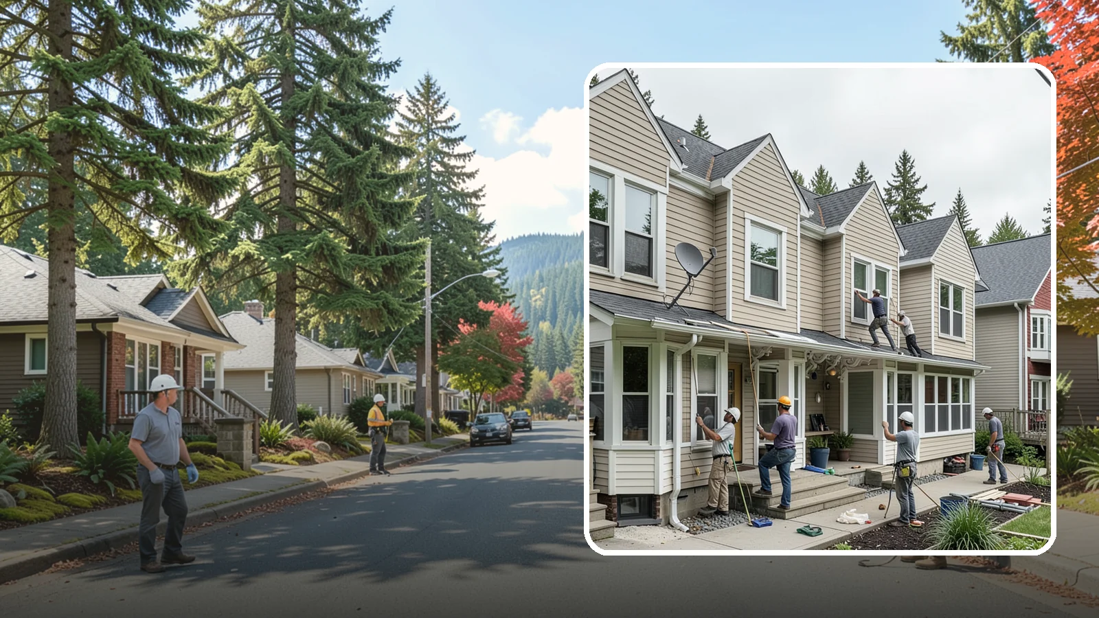 Vinyl Siding Installation in Hunts Point, King County, WA - We install budget-friendly vinyl siding that resists moisture and needs virtually no painting in the PNW.