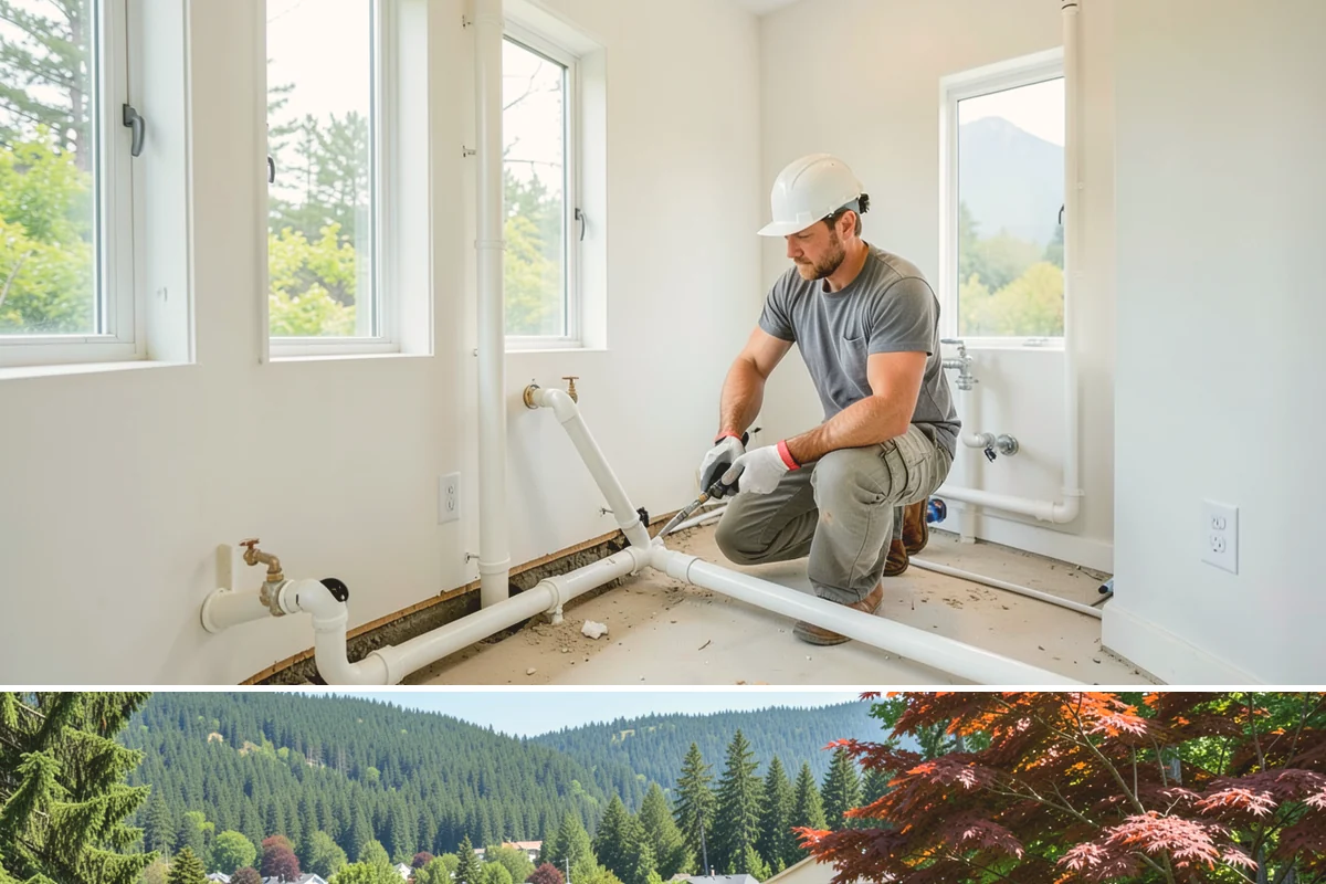 Vinyl Siding Installation in Index, Snohomish County, WA - Vinyl installs year-round, though we prefer mild days since cold panels are more brittle to handle and cut.