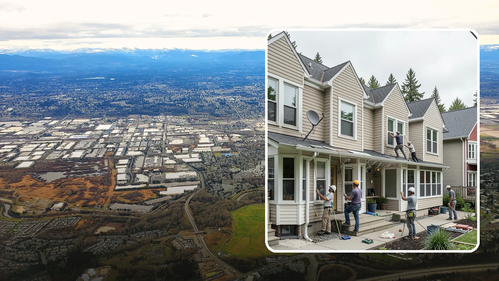 Vinyl Siding Installation in Kent, King County, WA - We install budget-friendly vinyl siding that resists moisture and needs virtually no painting in the PNW.