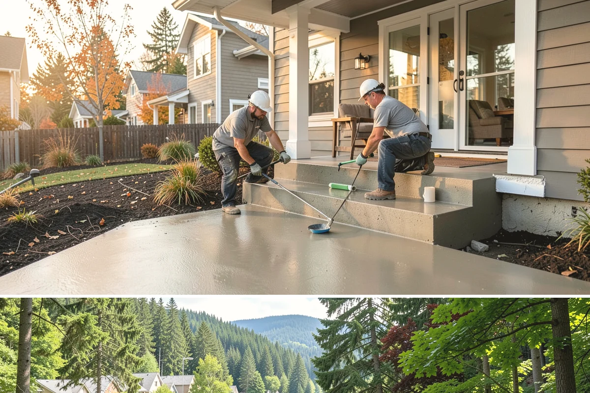 Vinyl Siding Installation in Lake Forest Park, King County, WA - Vinyl installs year-round, though we prefer mild days since cold panels are more brittle to handle and cut.