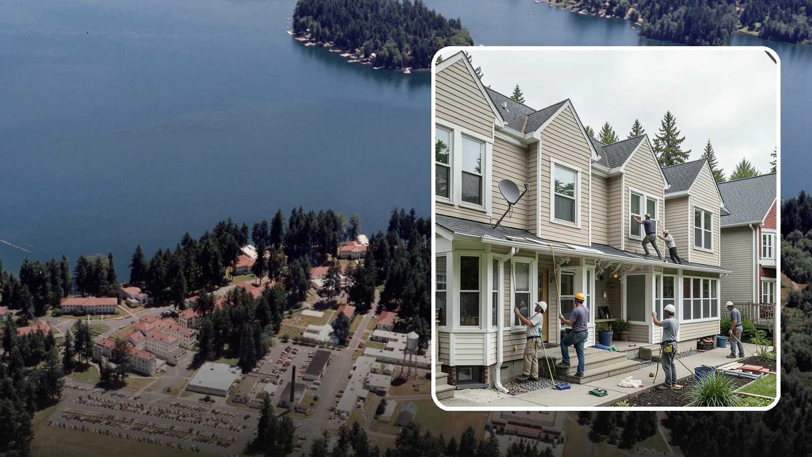 Vinyl Siding Installation in Lakewood, Pierce County, WA - We install budget-friendly vinyl siding that resists moisture and needs virtually no painting in the PNW.