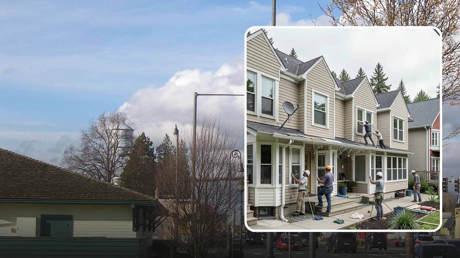Vinyl Siding Installation in Marysville, Snohomish County, WA - We install budget-friendly vinyl siding that resists moisture and needs virtually no painting in the PNW.