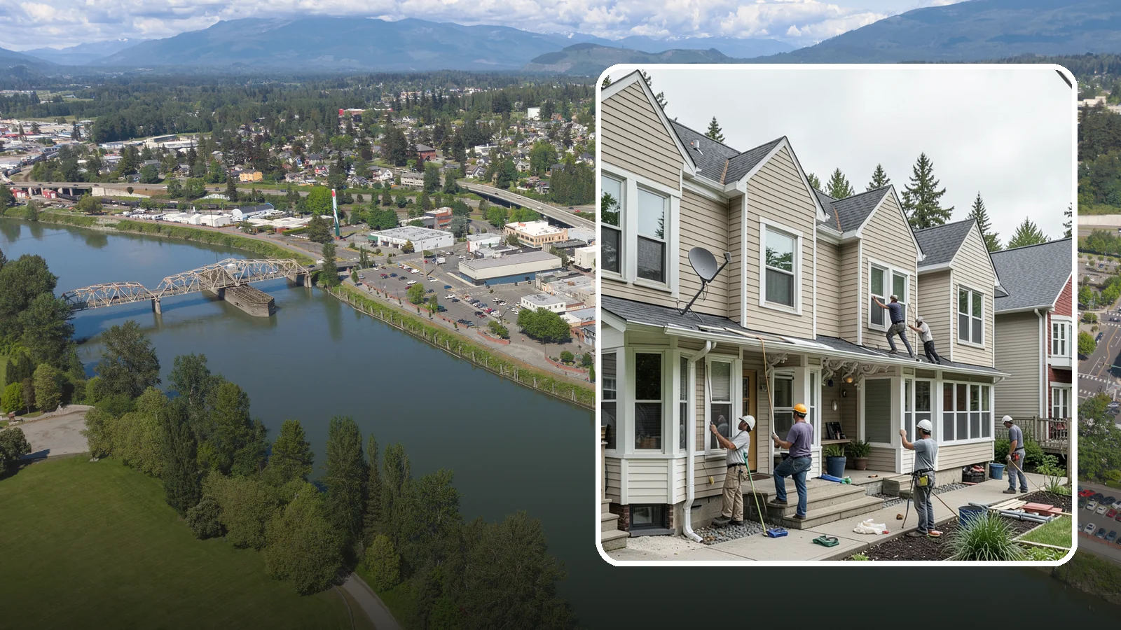 Vinyl Siding Installation in Mount Vernon, Skagit County, WA - We install budget-friendly vinyl siding that resists moisture and needs virtually no painting in the PNW.