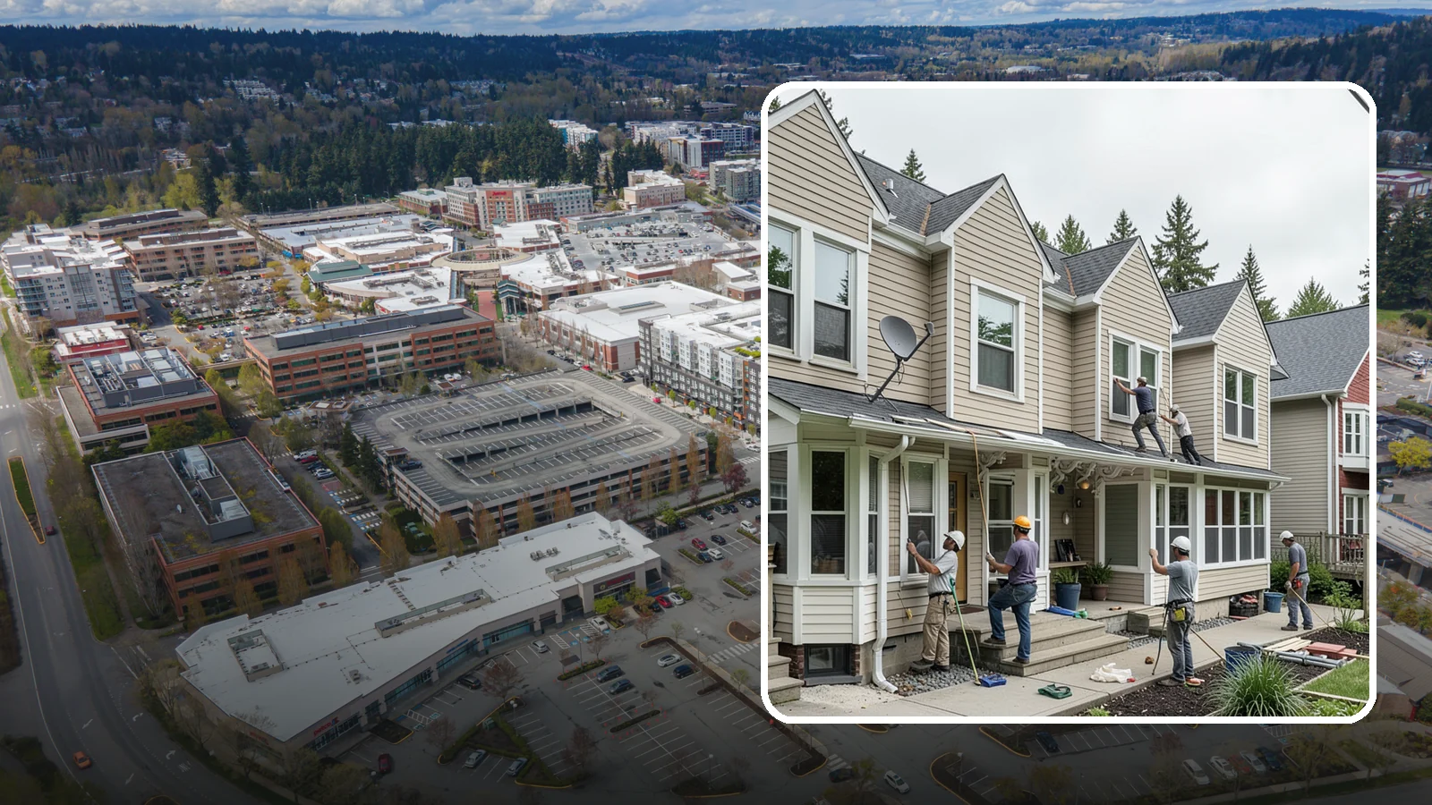 Vinyl Siding Installation in Redmond, King County, WA - We install budget-friendly vinyl siding that resists moisture and needs virtually no painting in the PNW.