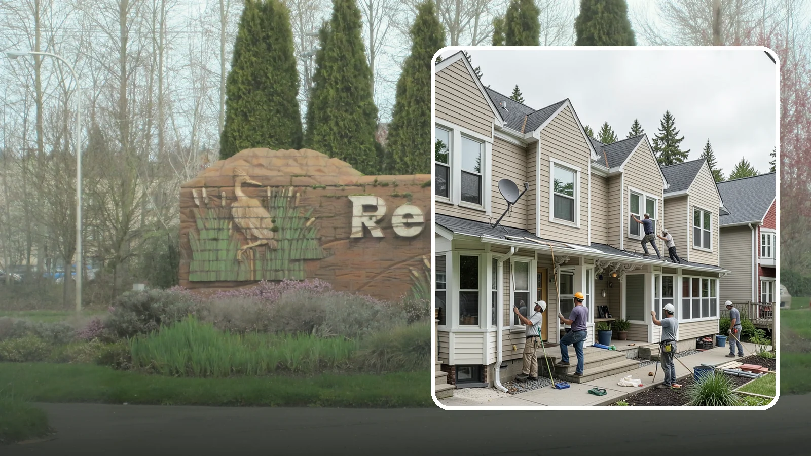 Vinyl Siding Installation in Renton, King County, WA - We install budget-friendly vinyl siding that resists moisture and needs virtually no painting in the PNW.