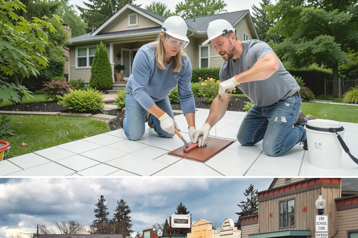 Vinyl Siding Installation in Roy, Pierce County, WA - Vinyl installs year-round, though we prefer mild days since cold panels are more brittle to handle and cut.