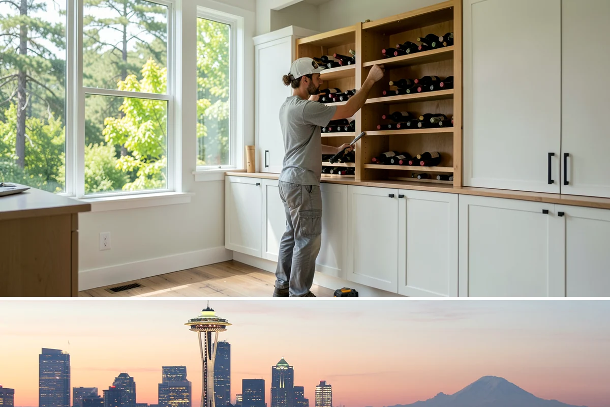 Vinyl Siding Installation in Seattle, King County, WA - Vinyl installs year-round, though we prefer mild days since cold panels are more brittle to handle and cut.