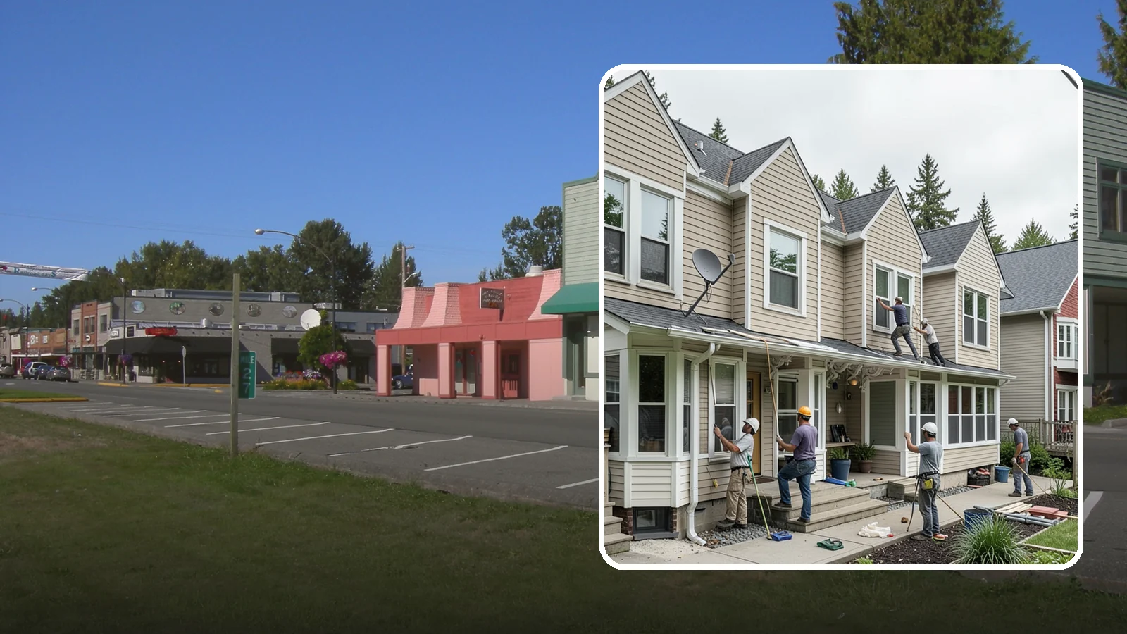 Vinyl Siding Installation in Snoqualmie, King County, WA - We install budget-friendly vinyl siding that resists moisture and needs virtually no painting in the PNW.