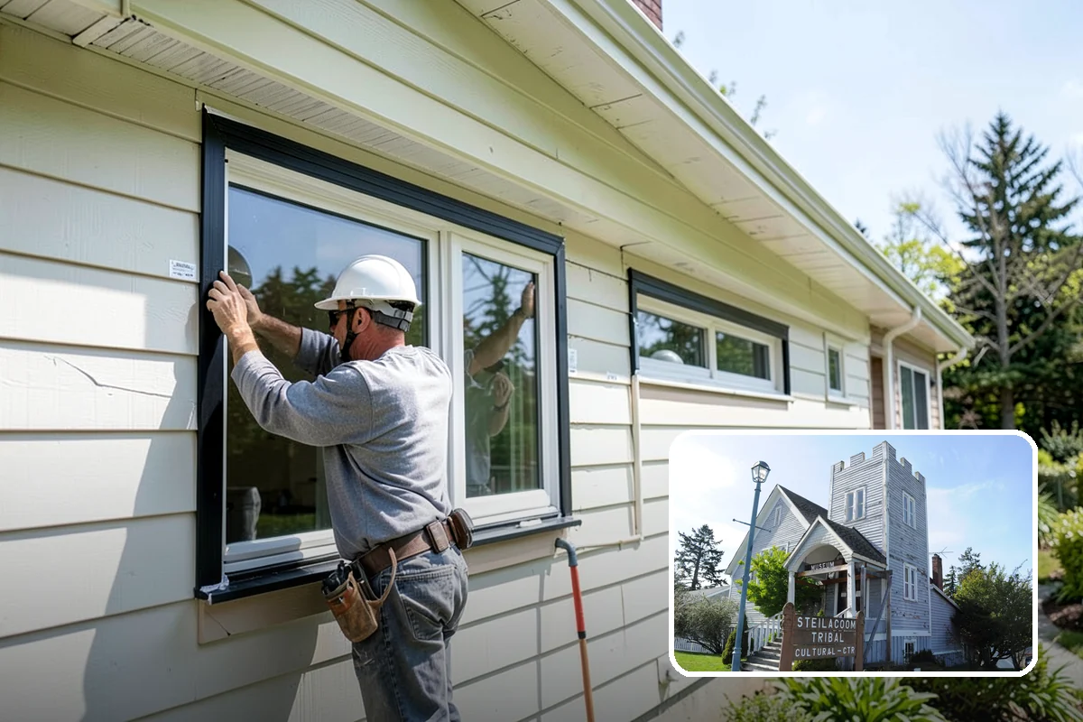Vinyl Siding Installation in Steilacoom, Pierce County, WA - Lowest lifetime maintenance among common sidings