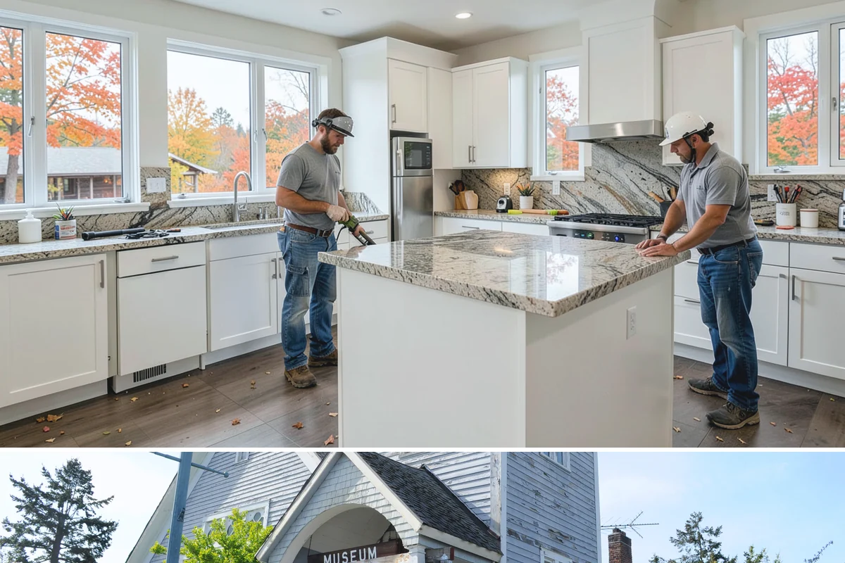 Vinyl Siding Installation in Steilacoom, Pierce County, WA - Vinyl installs year-round, though we prefer mild days since cold panels are more brittle to handle and cut.