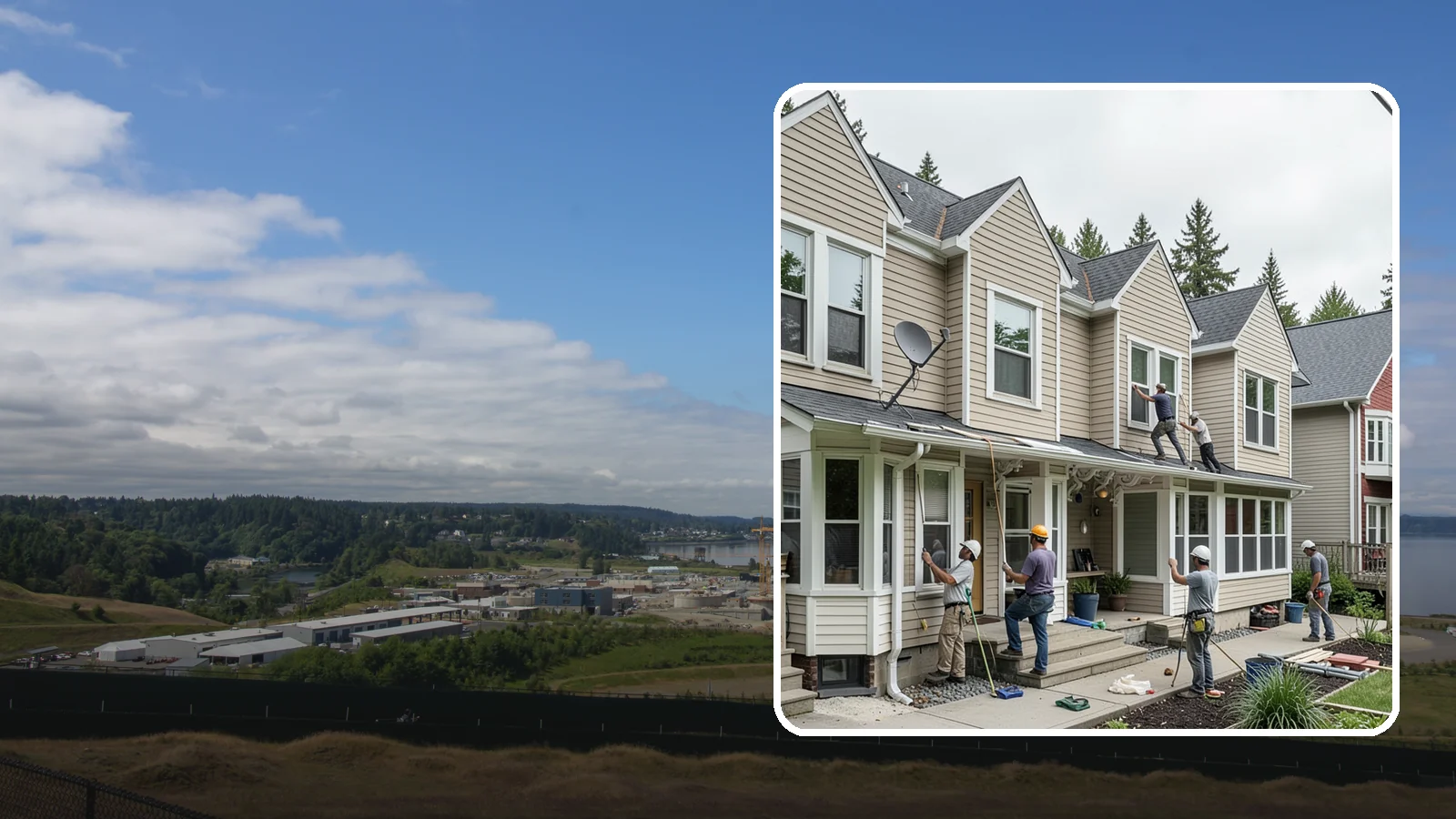 Vinyl Siding Installation in University Place, Pierce County, WA - We install budget-friendly vinyl siding that resists moisture and needs virtually no painting in the PNW.