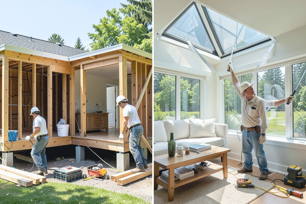 Vinyl Window Installation in Auburn, King County, WA - Measure openings and review vinyl frame and glass options