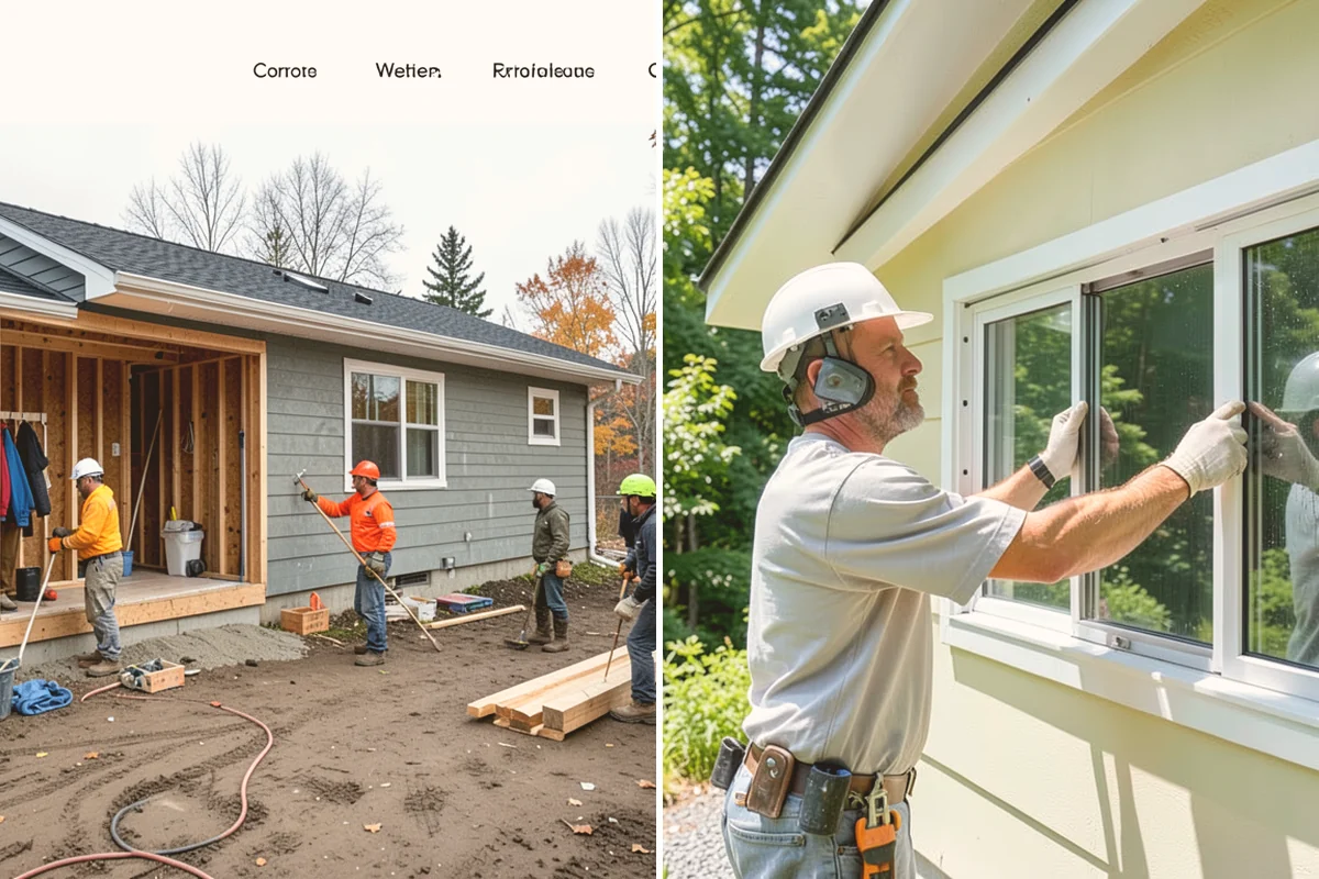 Vinyl Window Installation in Brier, Snohomish County, WA - Measure openings and review vinyl frame and glass options