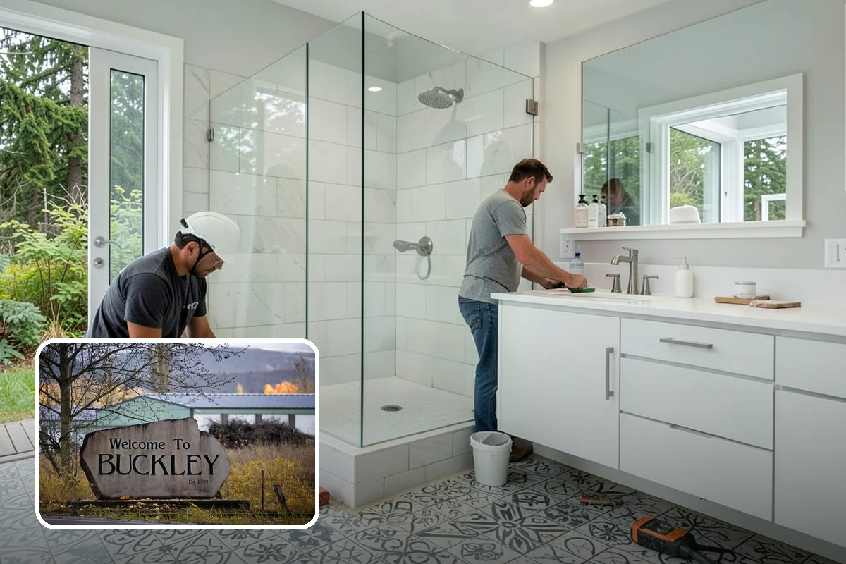 Vinyl Window Installation in Buckley, Pierce County, WA - No painting or refinishing over the window's life