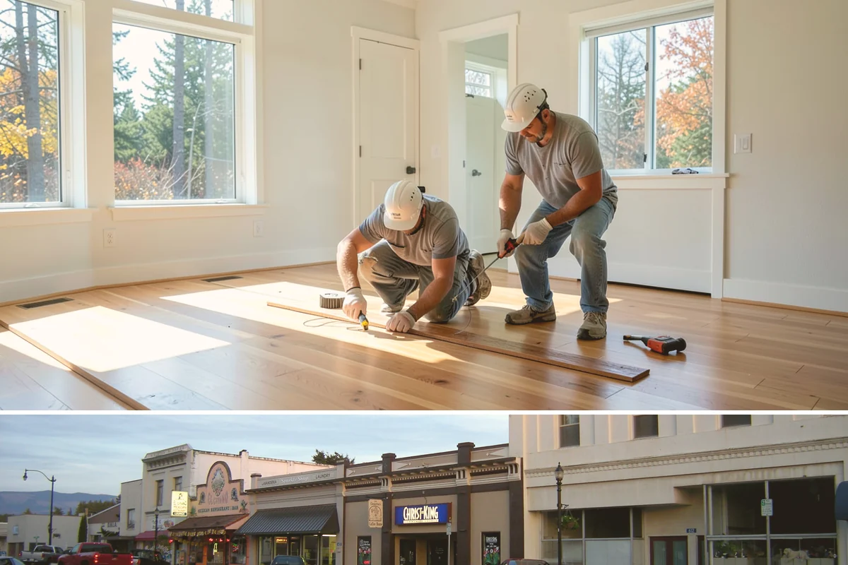 Vinyl Window Installation in Burlington, Skagit County, WA - Vinyl installs go smoothly year-round, and we prioritize sealing each opening quickly when working through the rainy months.