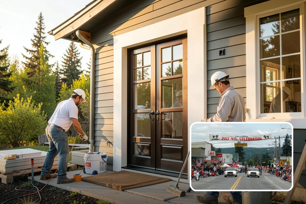 Vinyl Window Installation in Carnation, King County, WA - No painting or refinishing over the window's life