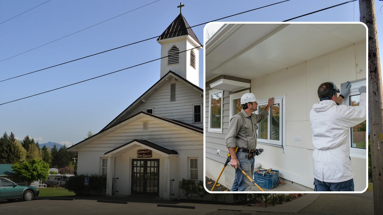 Vinyl Window Installation in Concrete, Skagit County, WA - Fitting durable, low-maintenance vinyl windows that resist the moisture and rot common to Western Washington homes.