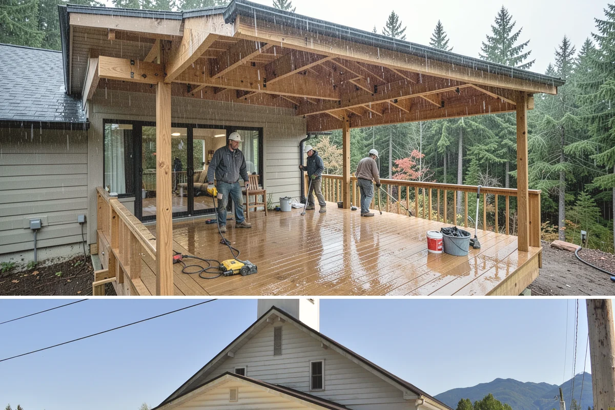 Vinyl Window Installation in Concrete, Skagit County, WA - Vinyl installs go smoothly year-round, and we prioritize sealing each opening quickly when working through the rainy months.