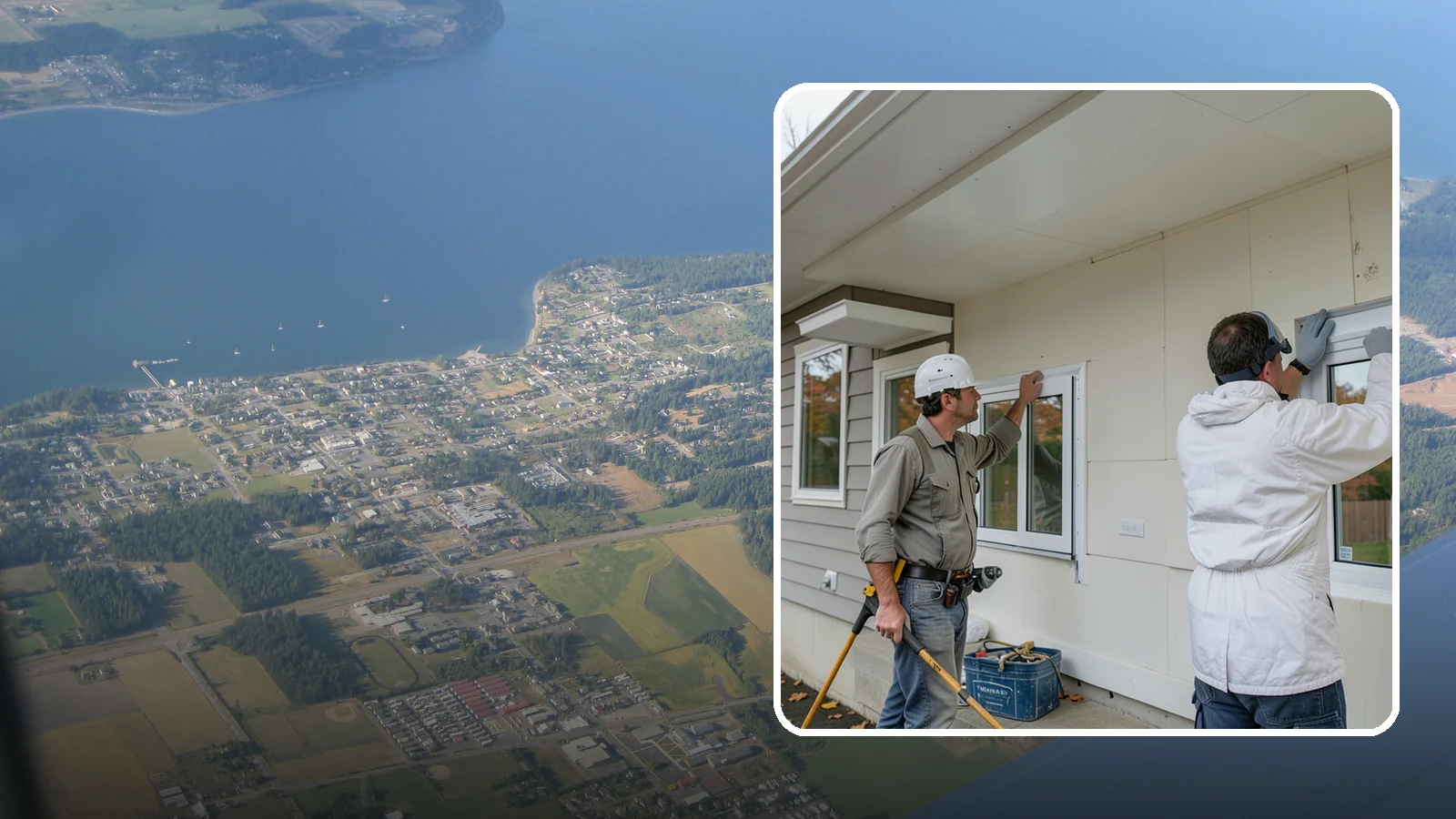 Vinyl Window Installation in Coupeville, Island County, WA - Fitting durable, low-maintenance vinyl windows that resist the moisture and rot common to Western Washington homes.