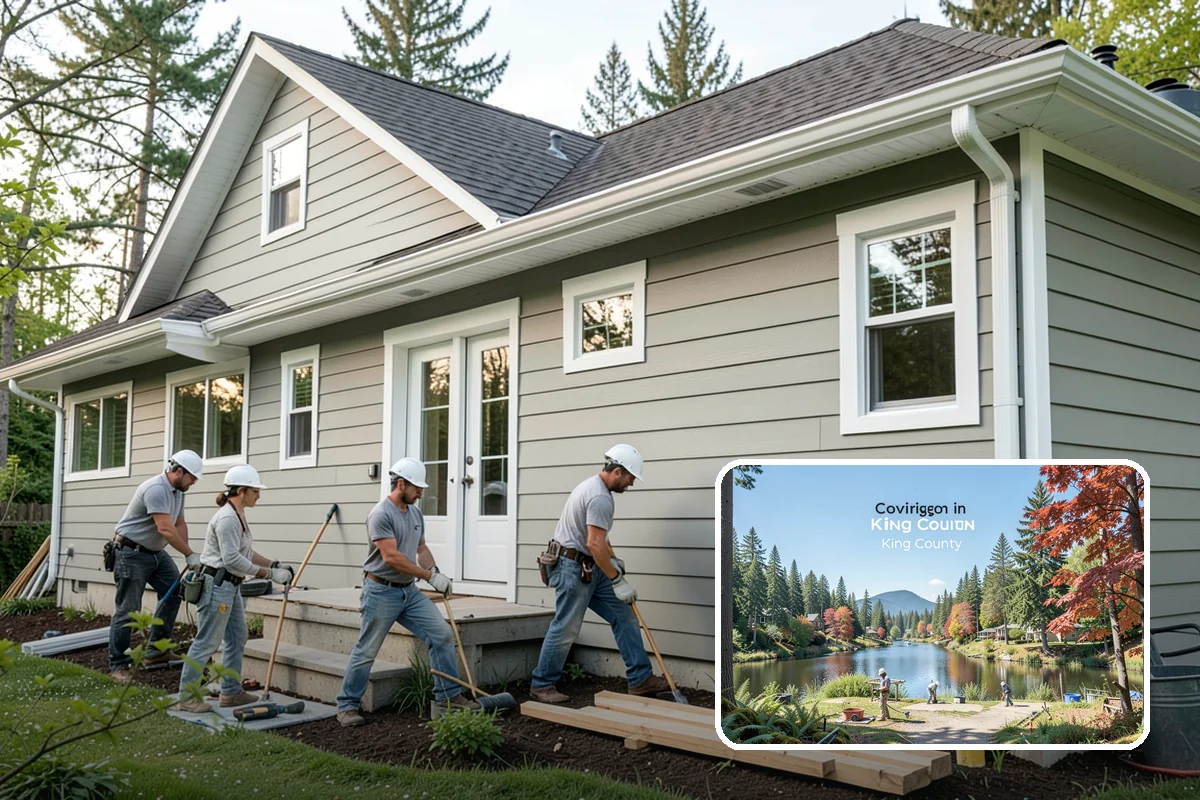 Vinyl Window Installation in Covington, King County, WA - No painting or refinishing over the window's life
