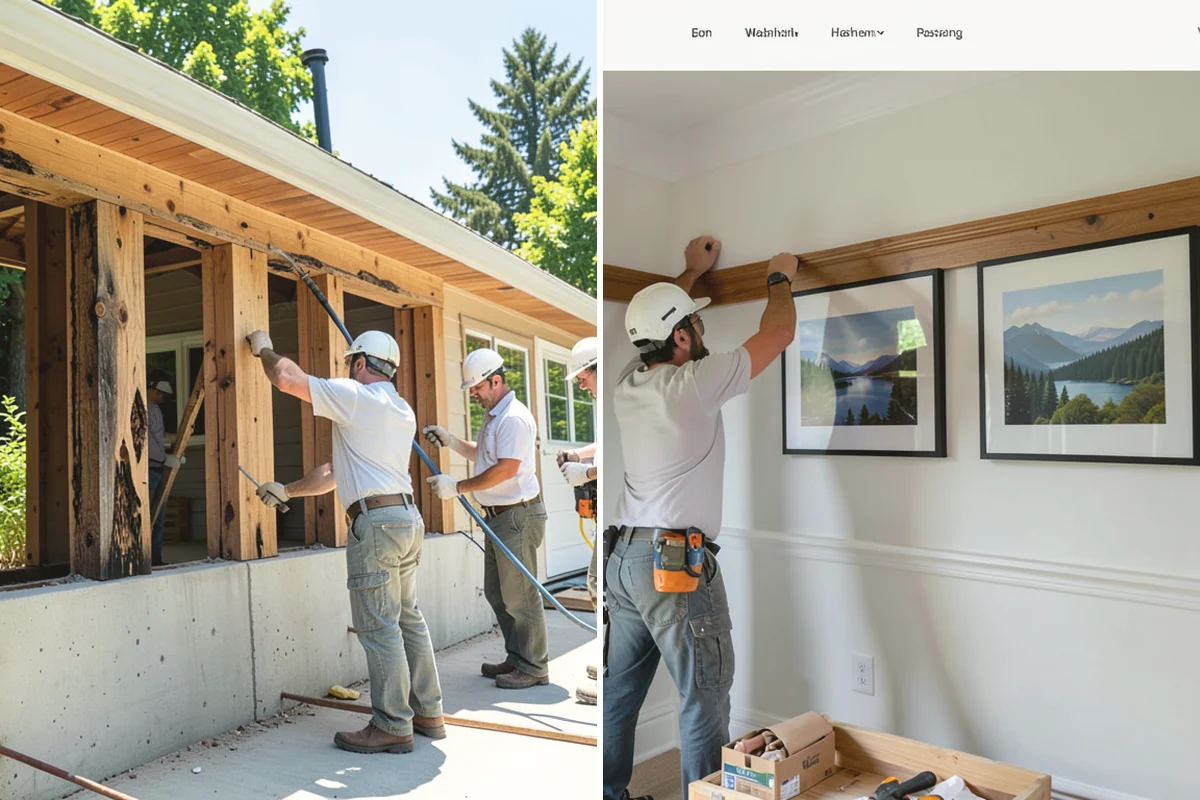 Vinyl Window Installation in Covington, King County, WA - Measure openings and review vinyl frame and glass options