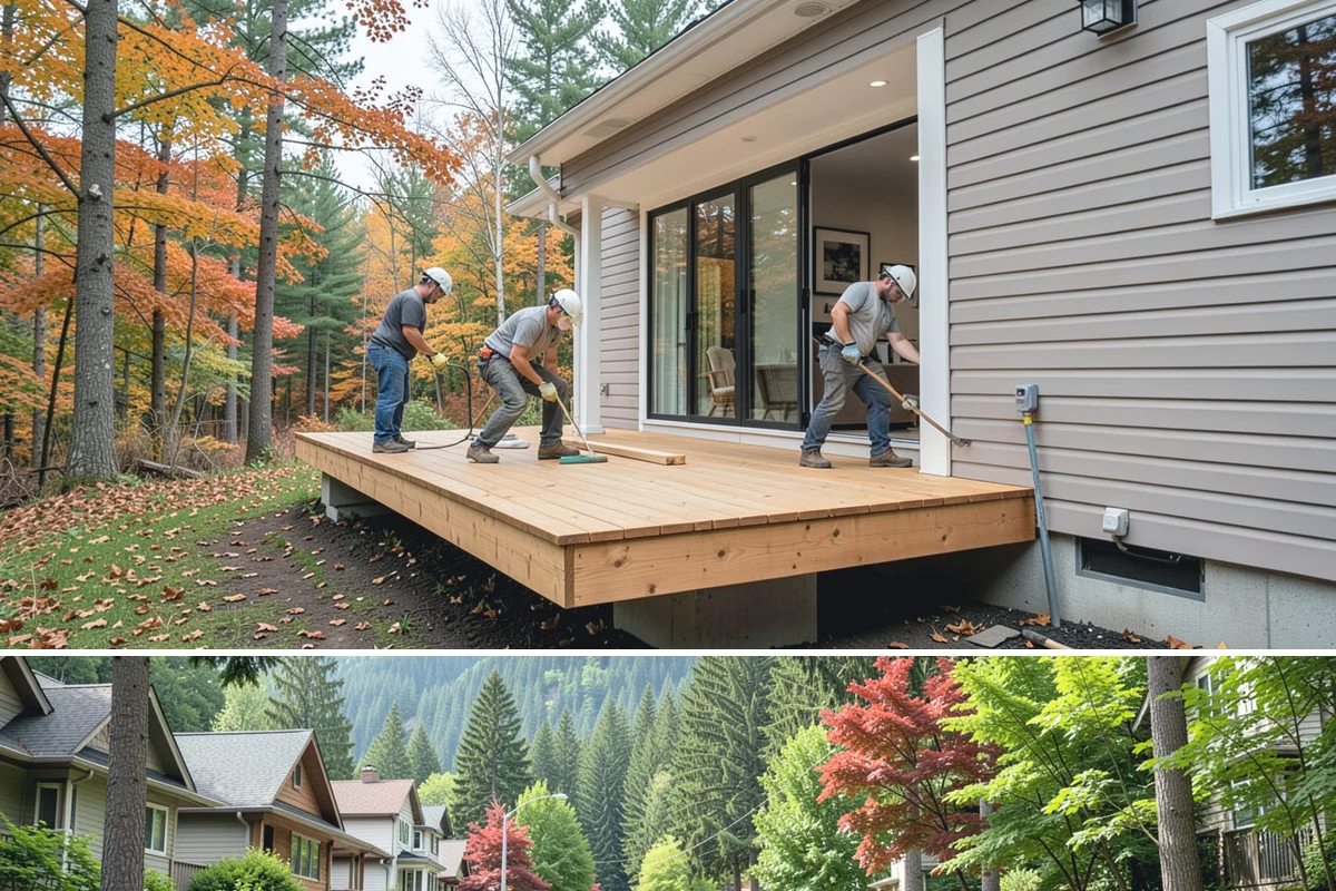 Vinyl Window Installation in Darrington, Snohomish County, WA - Vinyl installs go smoothly year-round, and we prioritize sealing each opening quickly when working through the rainy months.