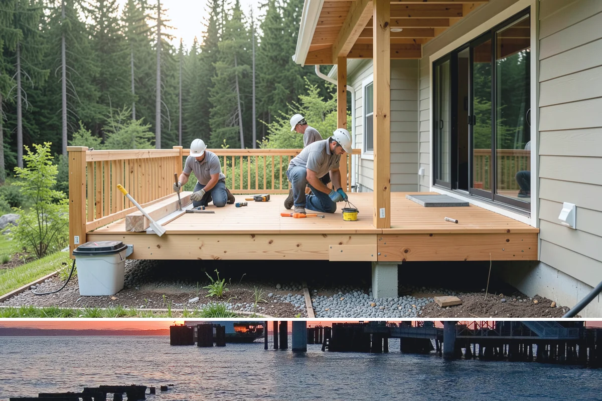 Vinyl Window Installation in Edmonds, Snohomish County, WA - Vinyl installs go smoothly year-round, and we prioritize sealing each opening quickly when working through the rainy months.