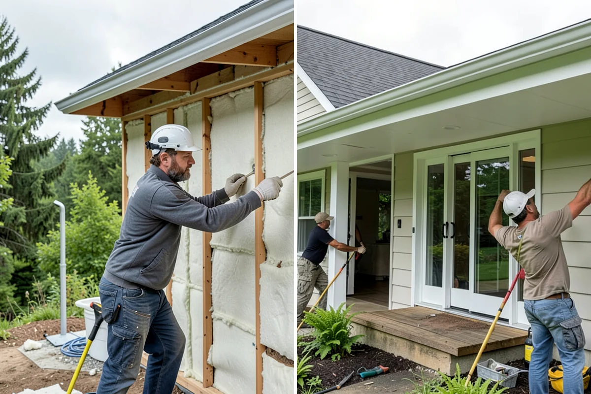 Vinyl Window Installation in Everett, Snohomish County, WA - Measure openings and review vinyl frame and glass options