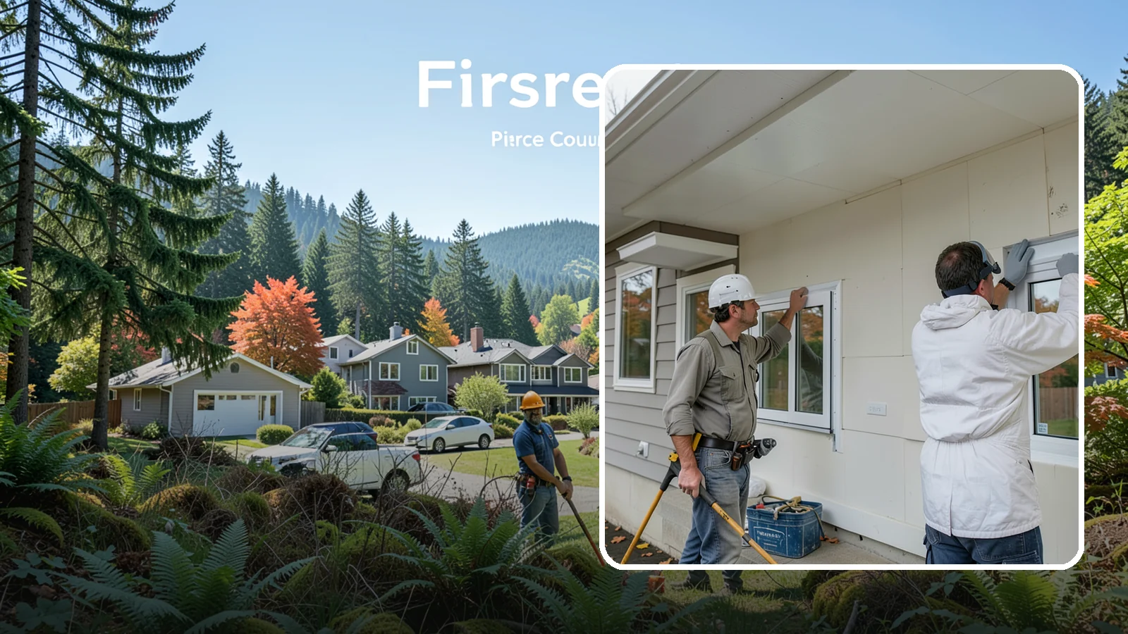 Vinyl Window Installation in Fircrest, Pierce County, WA - Fitting durable, low-maintenance vinyl windows that resist the moisture and rot common to Western Washington homes.