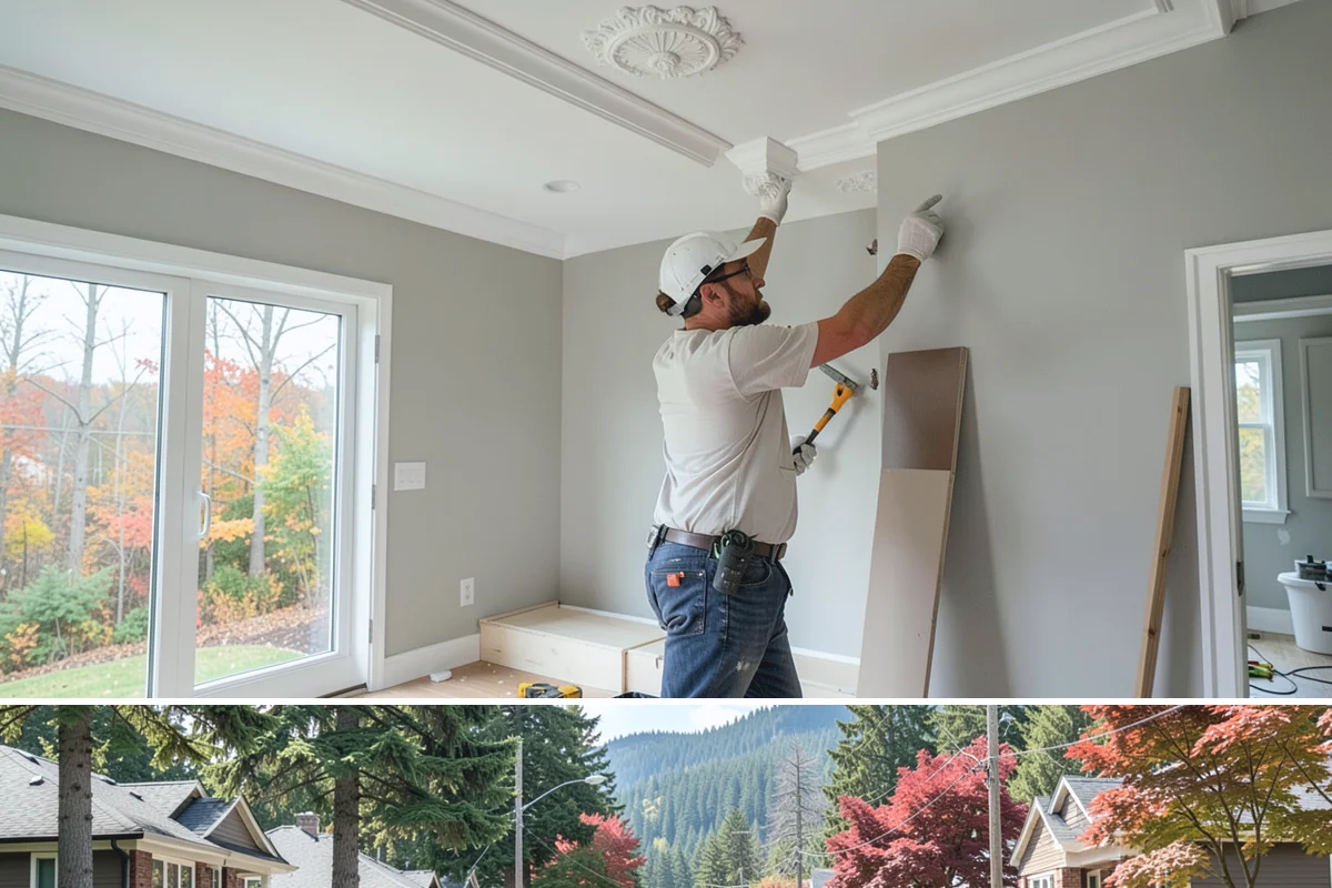 Vinyl Window Installation in Hunts Point, King County, WA - Vinyl installs go smoothly year-round, and we prioritize sealing each opening quickly when working through the rainy months.